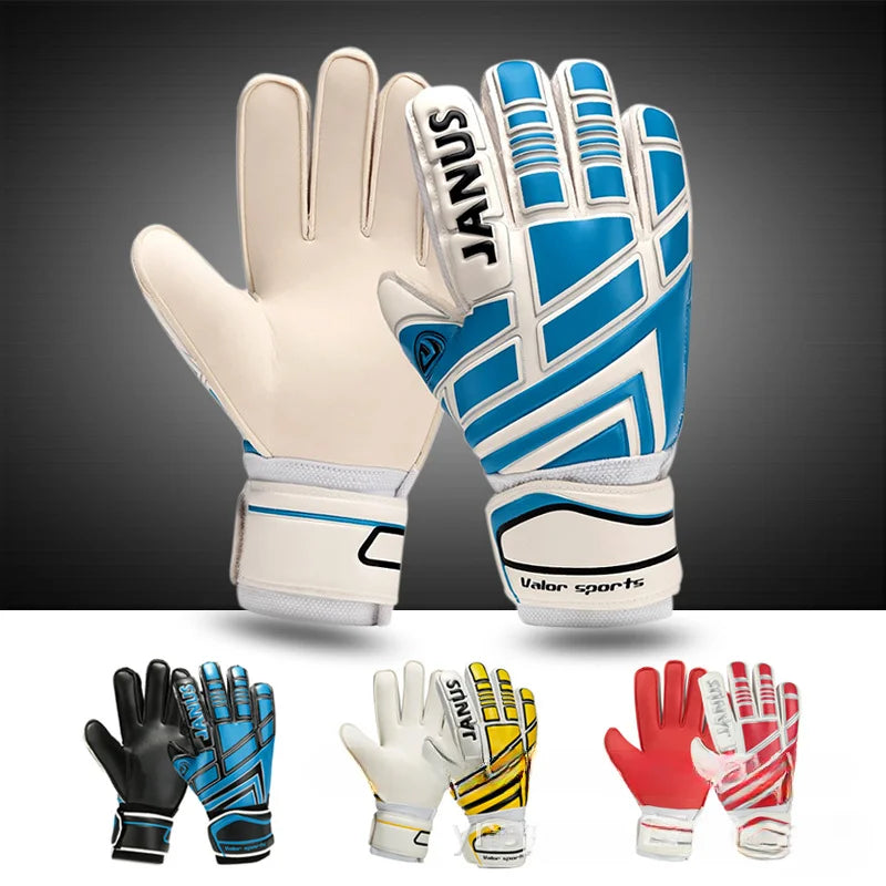 Soccer Goalkeeper Children's Professional Finger Protection Equipment Adult Anti-slip Training Wearable Football Gloves